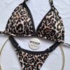 Bikini Leopardo Sexy Colaless Playa Animal Print BikinisFitness